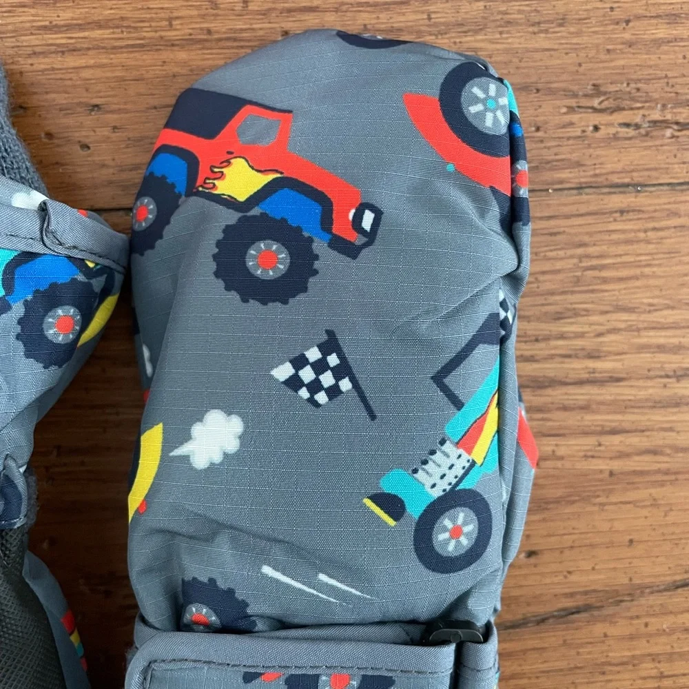 The Children's Place Kids' Colorful Car Print Mittens L 4T/5T